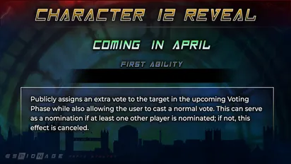 The 12th Character is expected in April!