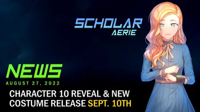 Character 10 Reveal And New Costume Release Sept. 10th