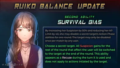 :ruiko: Survival Bias Balance Update Announcement