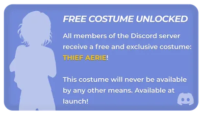 Free Discord-exclusive costume available!