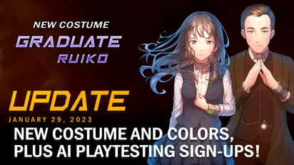 New Costume And Colors, Plus AI Playtesting Sign-Ups